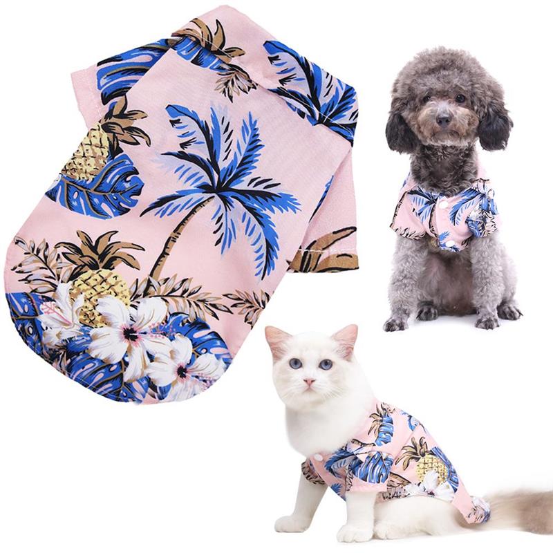 Stylish Hawaiian Dog Shirts for Summer by Furr Baby Gifts