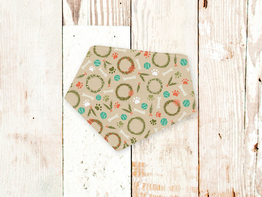 "Howlidays" Dog Bandana - American Bark Bliss