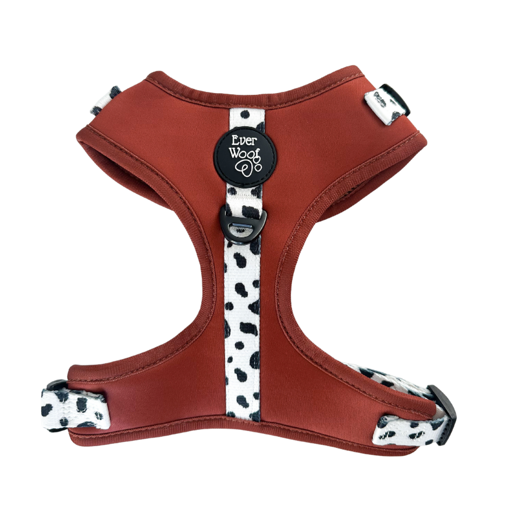 Spotted Ember Adjustable Harness - American Bark Bliss