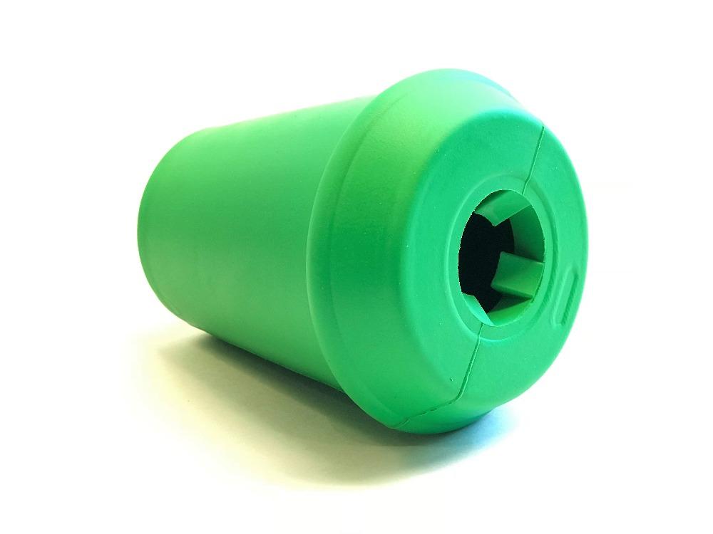 Coffee Cup eDispener Durable Rubber Chew Toy and Treat Dispenser - American Bark Bliss