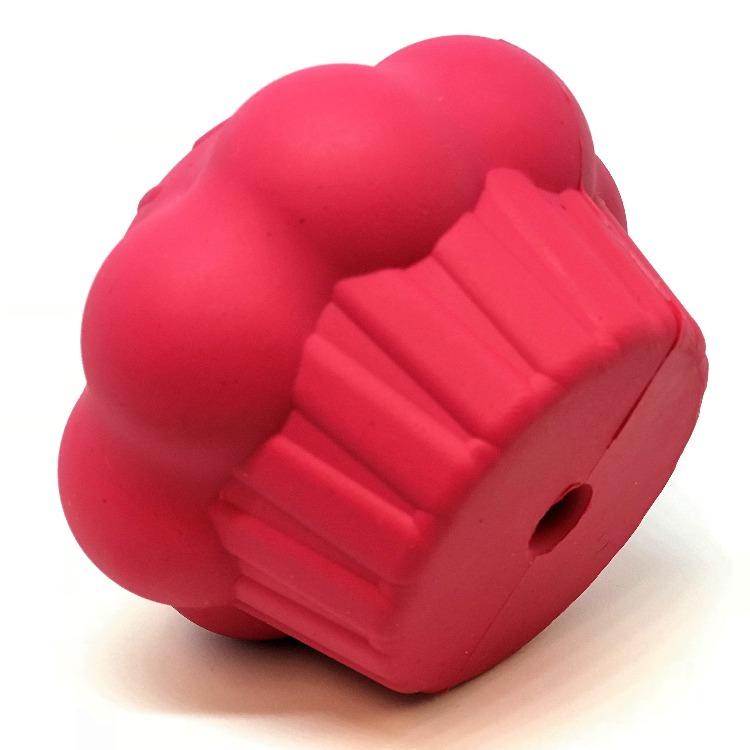 Cupcake eDispenser Durable Rubber Chew Toy & Treat Dispenser - American Bark Bliss