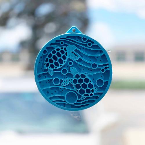 Turtle eMat-Mini Lick Mat with Suction Cups - Small Dogs & Cats | USA - American Bark Bliss