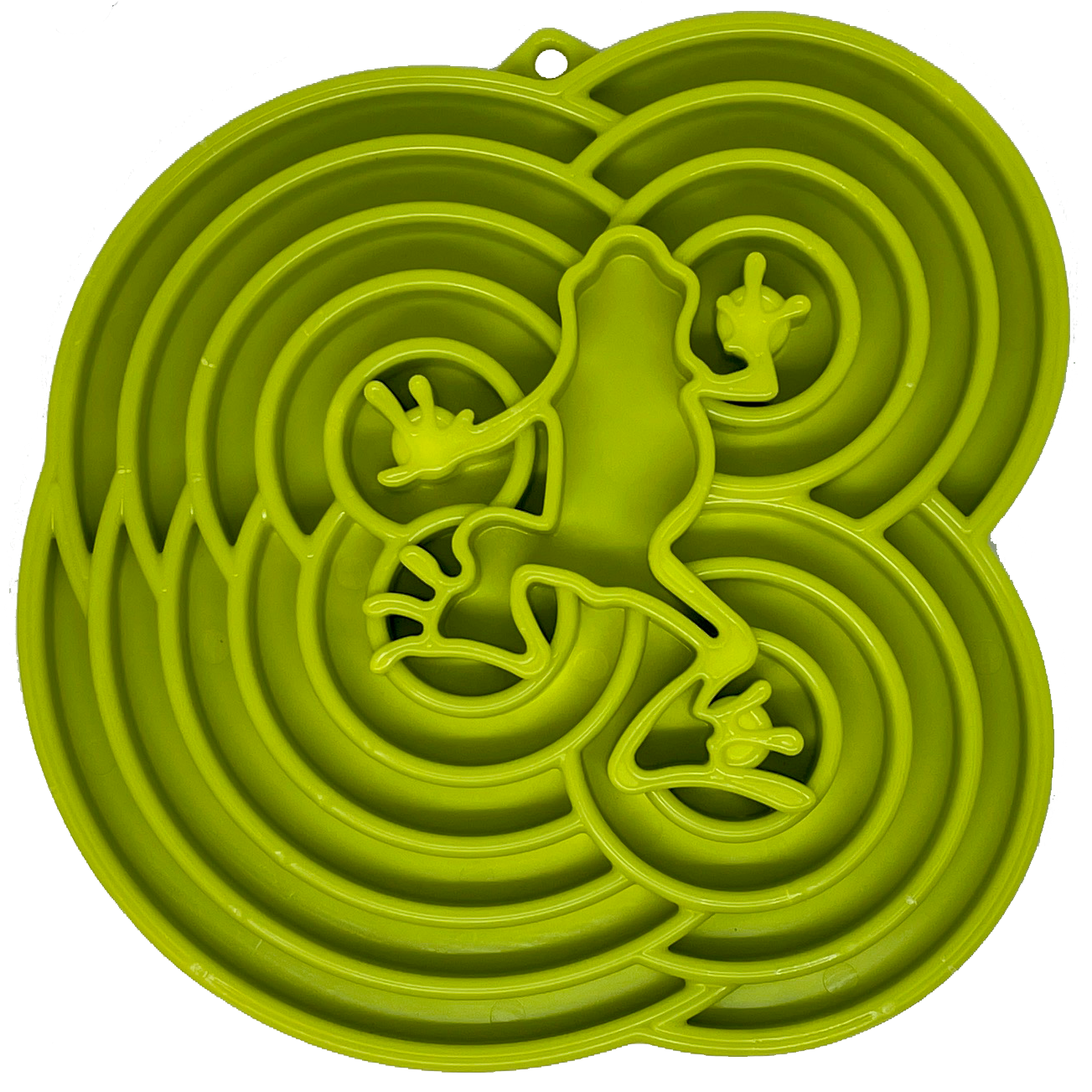 Water Frog eTray - Shallow Slow Feeder Dog Bowl for Enrichment | USA Made - American Bark Bliss