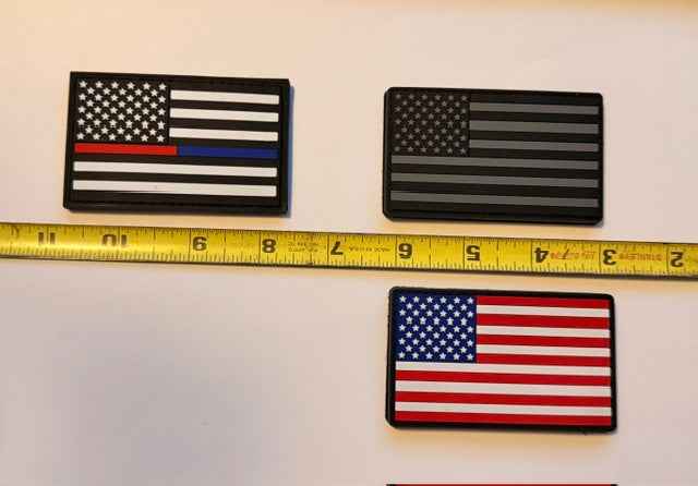 US American Flag Patch - Heavy Duty PVC/Rubber