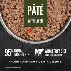 Orijen Tundra Pate with Liver Grain Free Wet Dog Food (12.8oz) - American Bark Bliss
