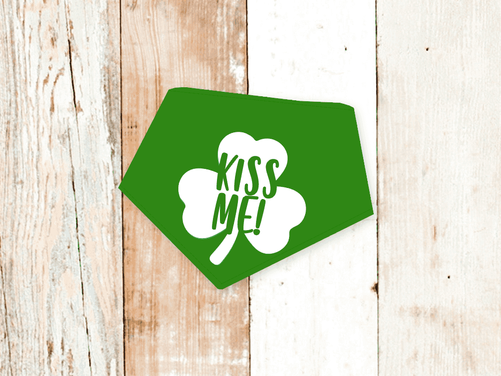 "Kiss Me" Dog Bandana - American Bark Bliss