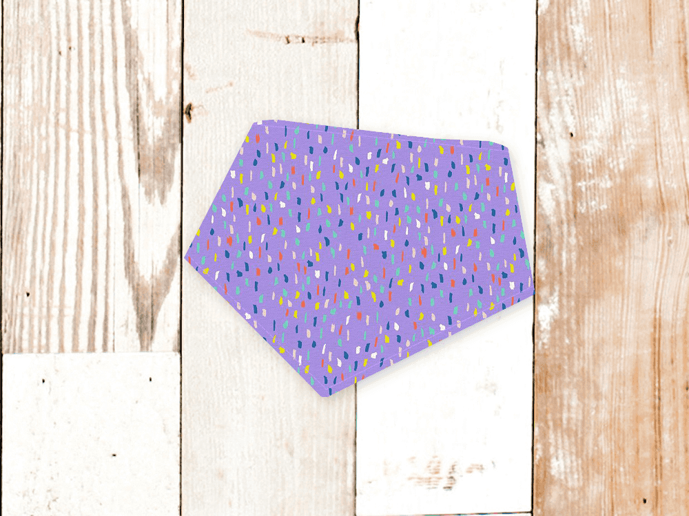 "Lavender Party" Dog Bandana - American Bark Bliss