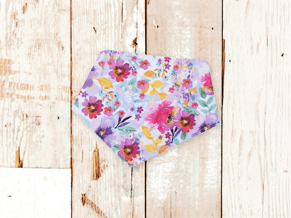 "Lilac Watercolor" Dog Bandana - American Bark Bliss
