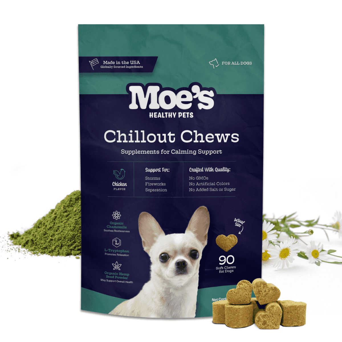 Dog Anxiety Chews for Relaxation and Comfort - American Bark Bliss