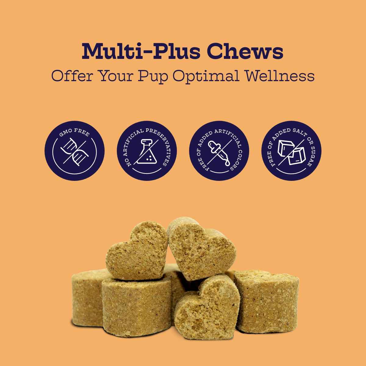 Dog Multivitamin Chews with Omega & Glucosamine - American Bark Bliss