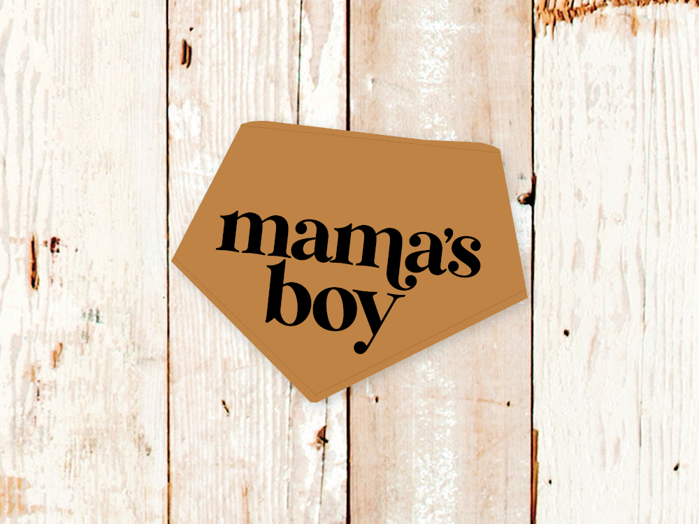"Mama's Boy" Dog Bandana - American Bark Bliss