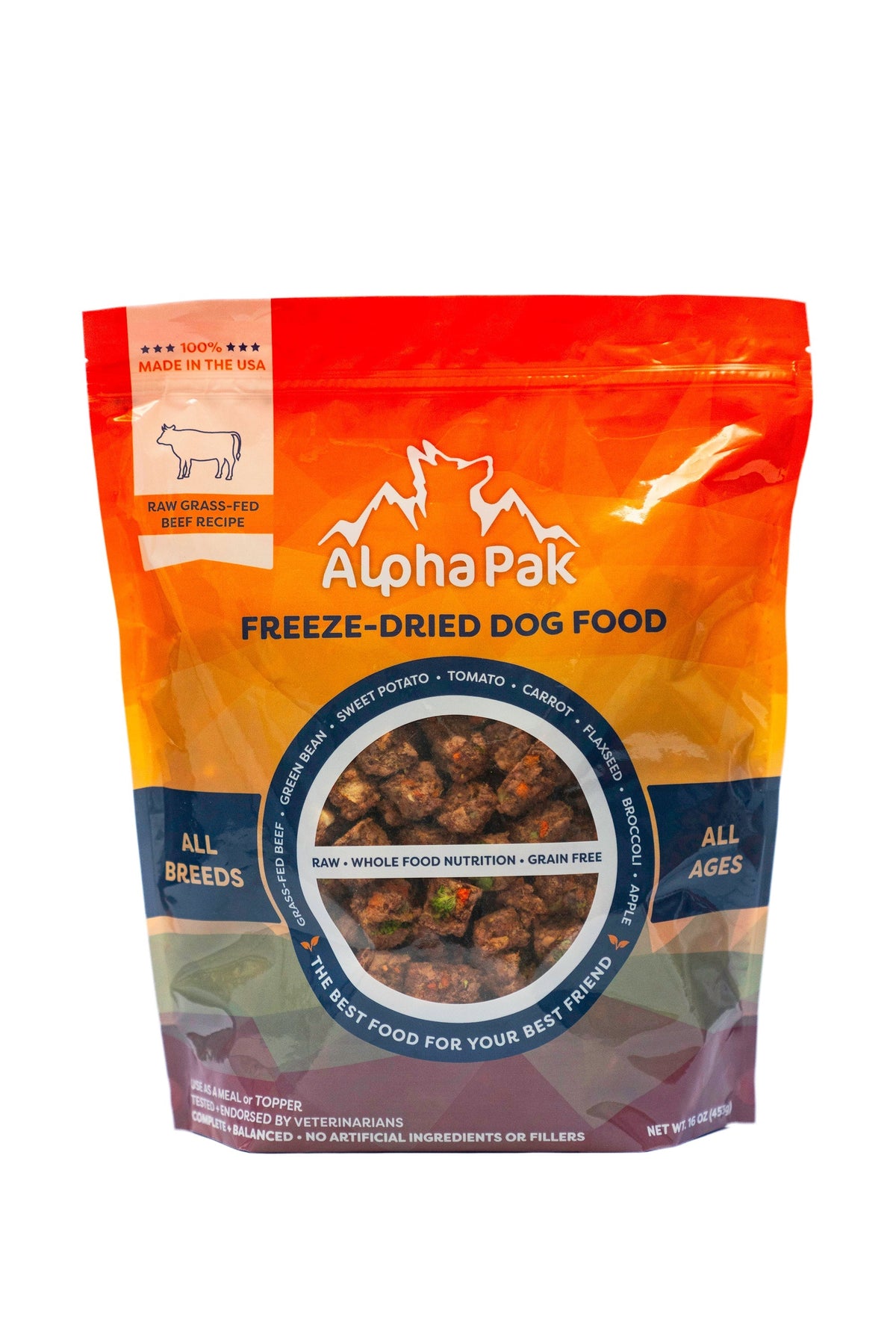 Raw Freeze Dried Dog Food Beef - All-Natural Nutrition - American Bark Bliss