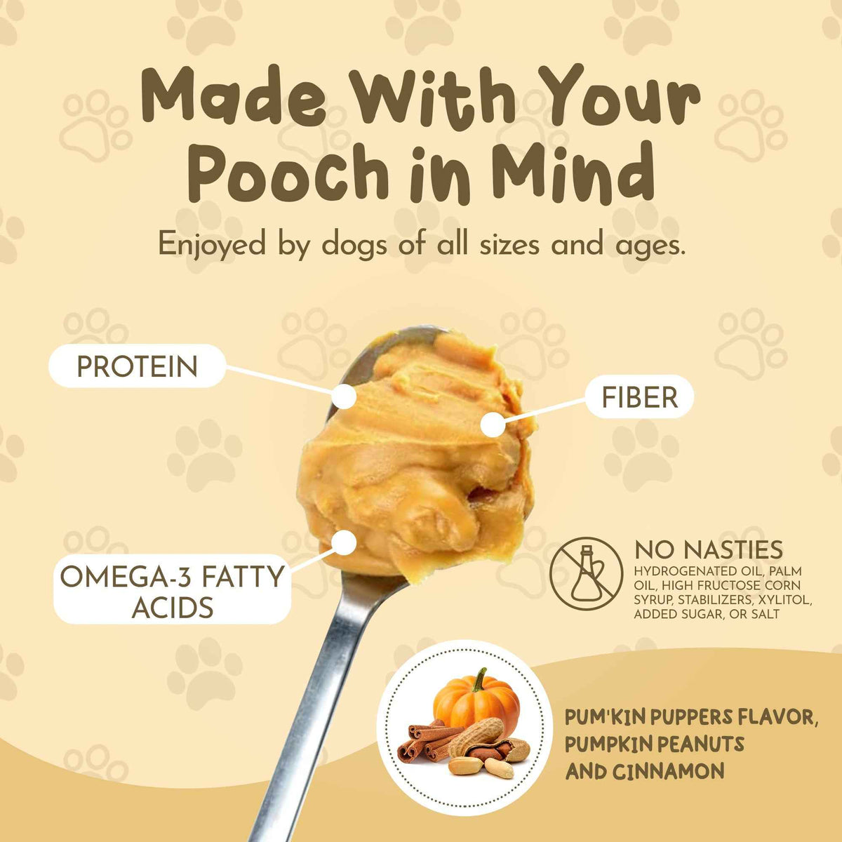Dawg Butter Pum'kin Puppers Flavor - American Bark Bliss