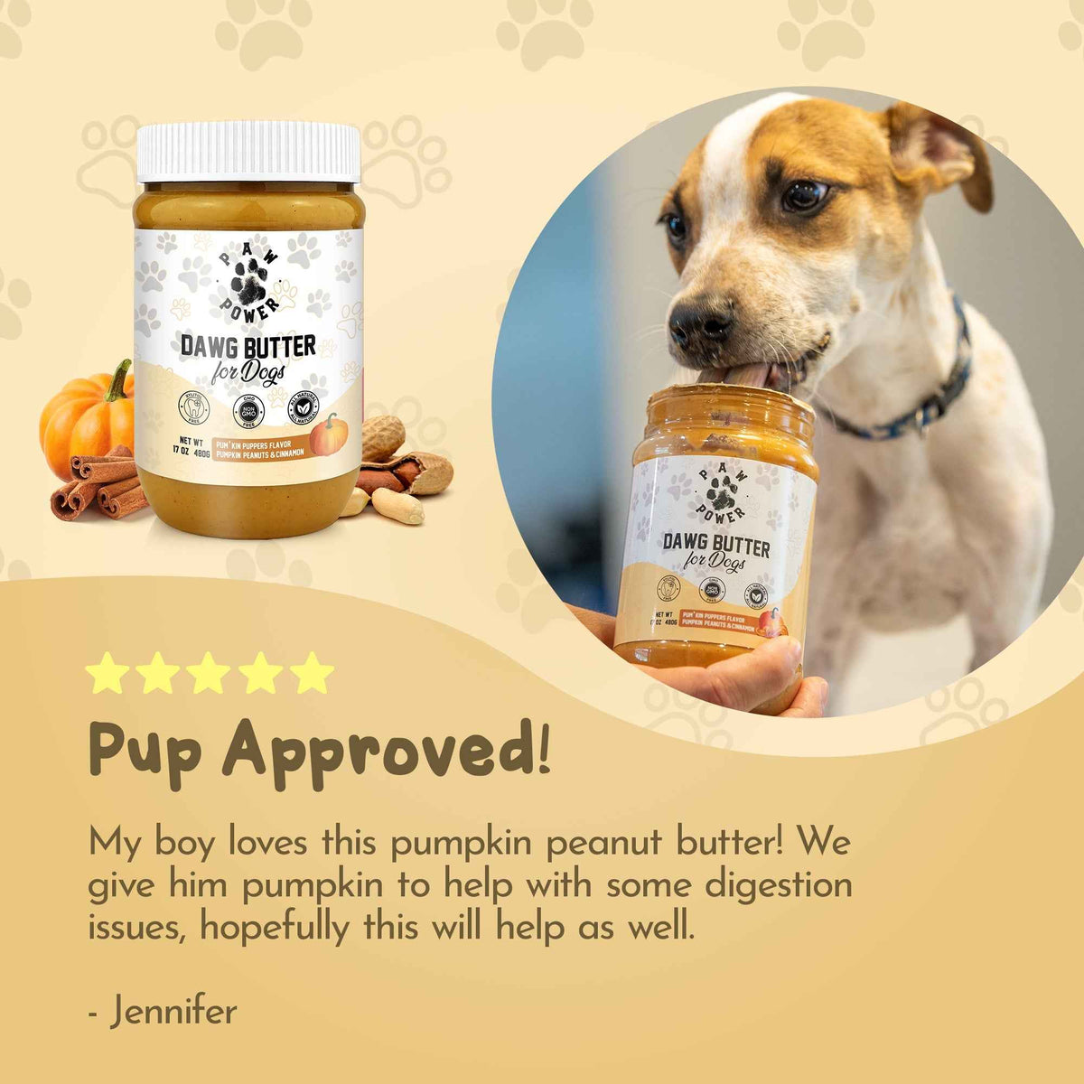 Dawg Butter Pum'kin Puppers Flavor - American Bark Bliss