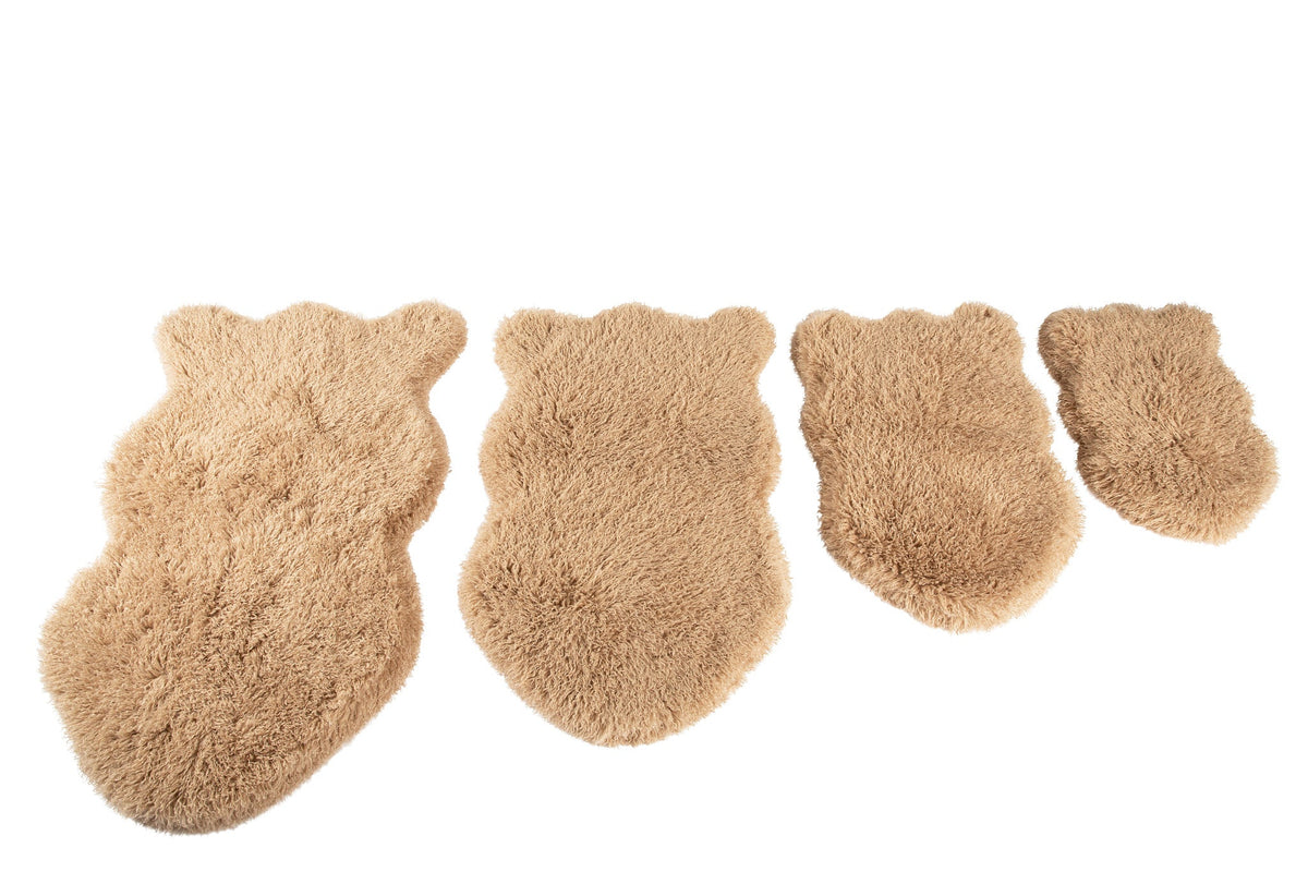 Orthopedic Faux Fur Dog Bed - Plush Sheep Tan - American Bark Bliss