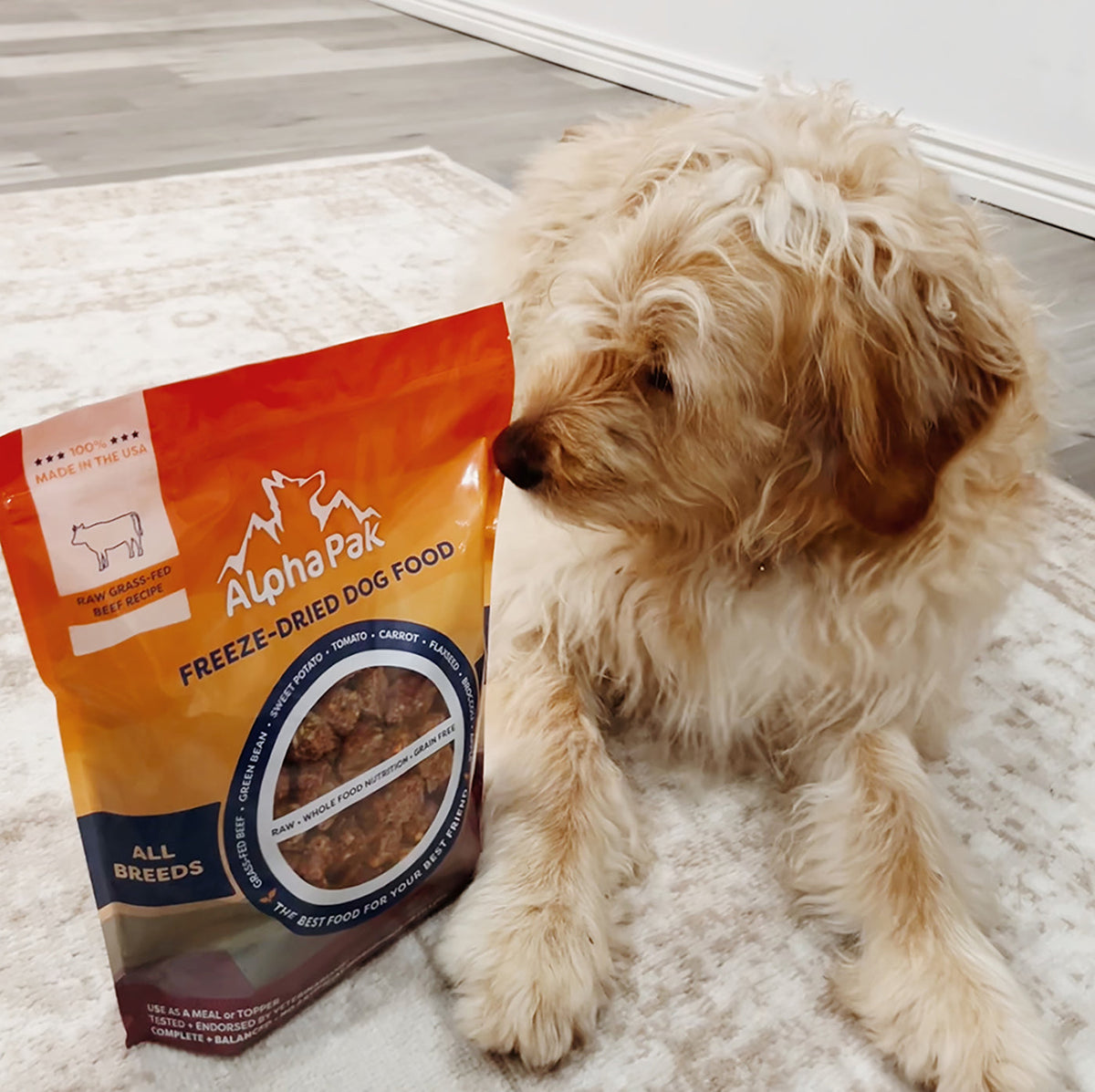 Raw Freeze Dried Dog Food Beef - All-Natural Nutrition - American Bark Bliss