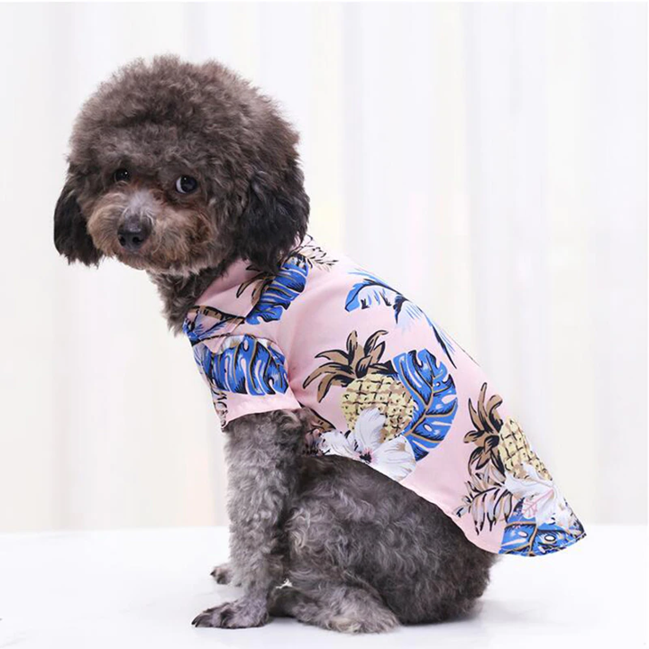 Stylish Hawaiian Dog Shirts for Summer by Furr Baby Gifts
