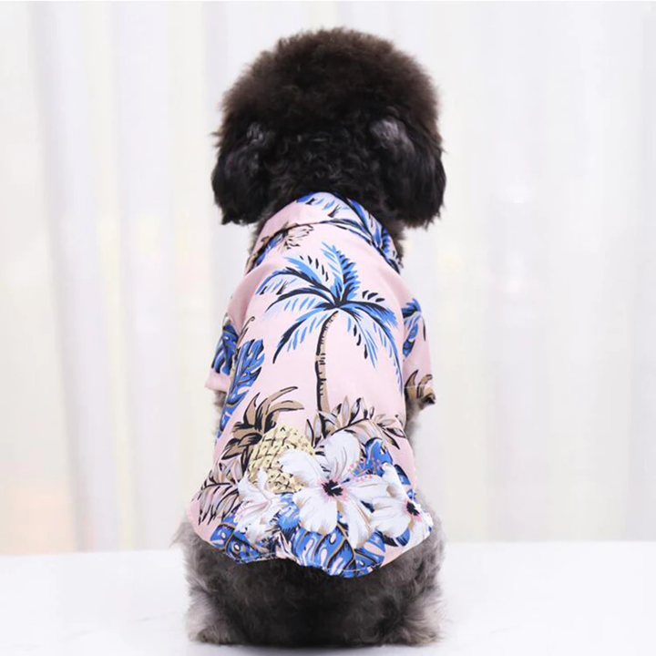 Stylish Hawaiian Dog Shirts for Summer by Furr Baby Gifts