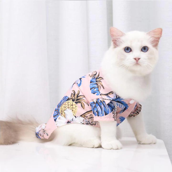 Stylish Hawaiian Dog Shirts for Summer by Furr Baby Gifts