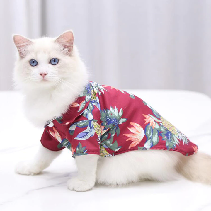 Stylish Hawaiian Dog Shirts for Summer by Furr Baby Gifts