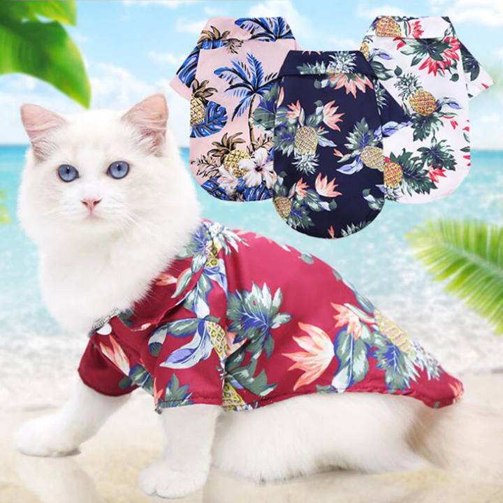 Stylish Hawaiian Dog Shirts for Summer by Furr Baby Gifts