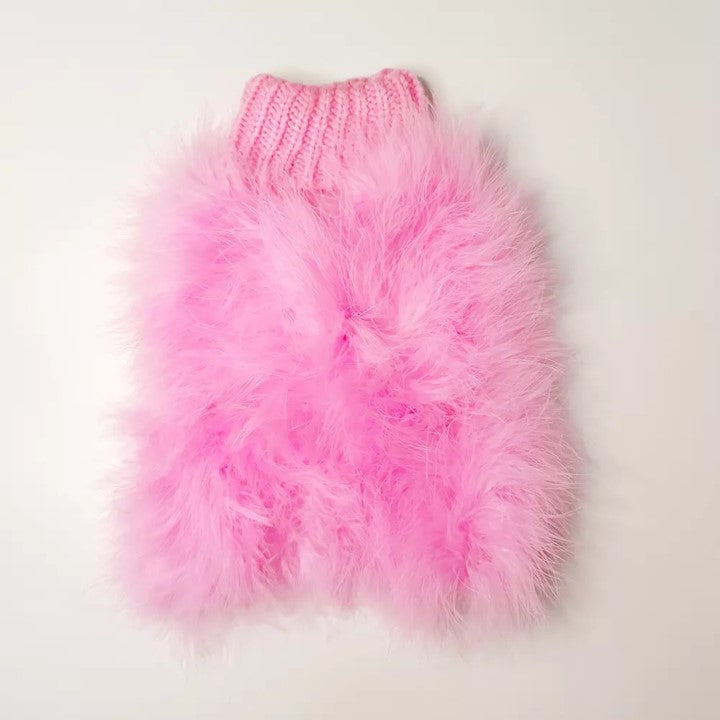 Luxury Feathered Pet Sweater by Furr Baby Gifts