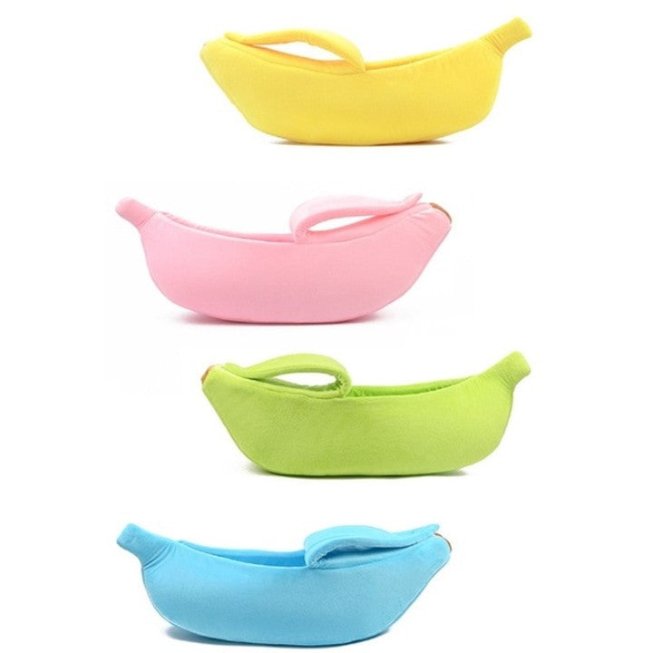 Banana Cat Dog Pet Bed for Pets - American Bark Bliss