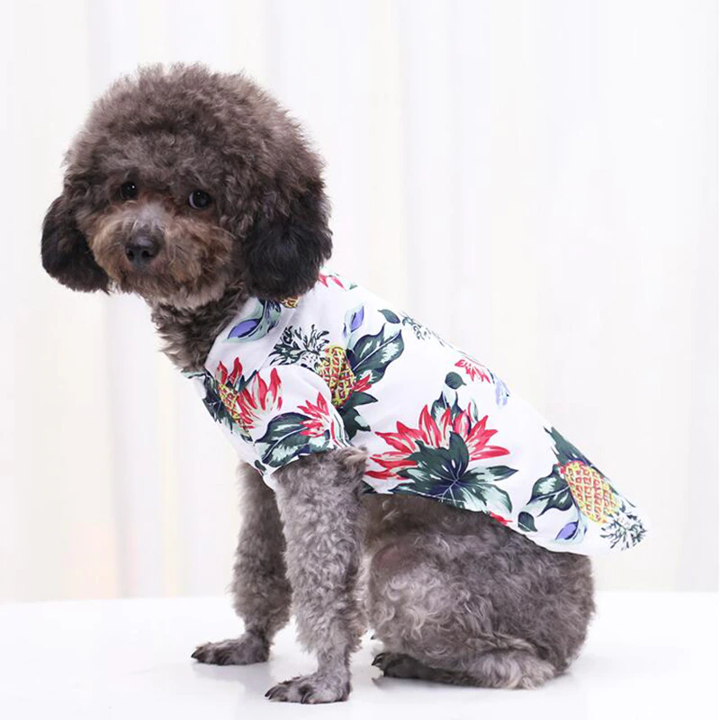 Stylish Hawaiian Dog Shirts for Summer by Furr Baby Gifts