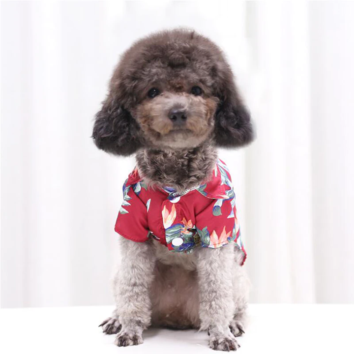 Stylish Hawaiian Dog Shirts for Summer by Furr Baby Gifts