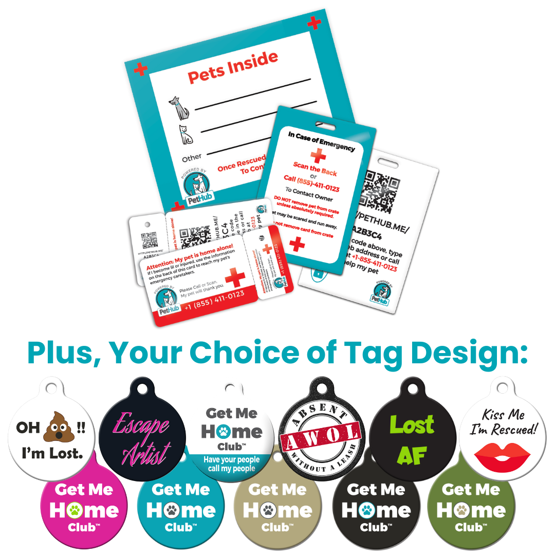 PetHub QR Pet ID ReadyKit – 24/7 Pet Protection - American Bark Bliss