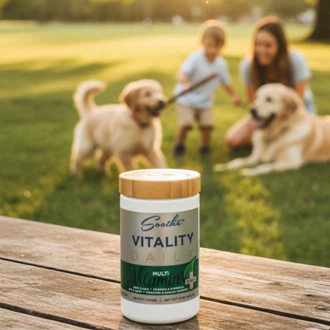 Soothe Vitality Daily Multi Vitamin for Dogs - American Bark Bliss