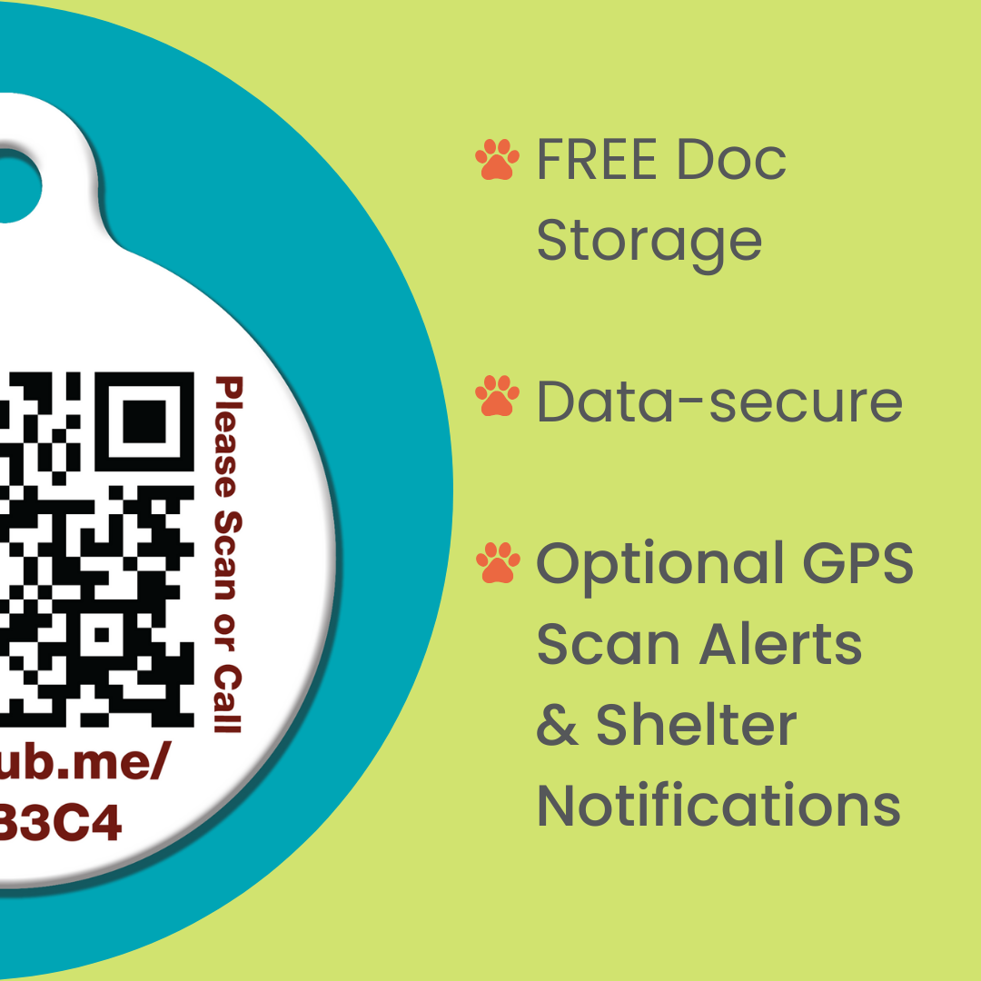 QR Pet ID Crate Card for Safe Pet Travel - American Bark Bliss