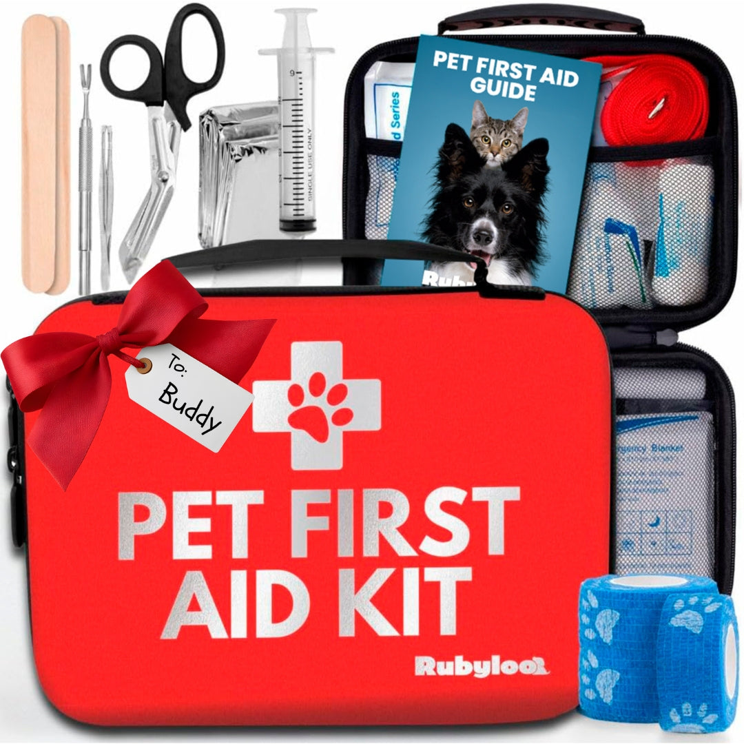 Emergency Pet First Aid Kit for Dogs & Cats - Travel Ready - American Bark Bliss