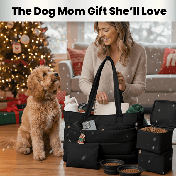 Chic Puffer Dog Mom Bag
