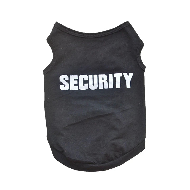 Dog Summer Pet Clothing Security T-shirt Costume - American Bark Bliss