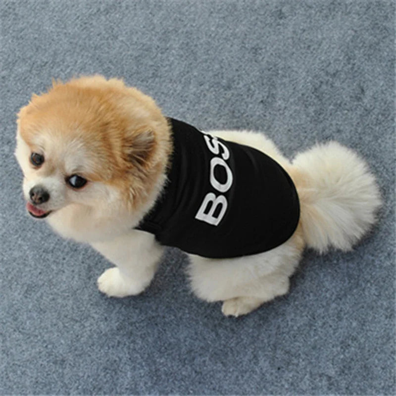 Dog Summer Pet Clothing Security T-shirt Costume - American Bark Bliss