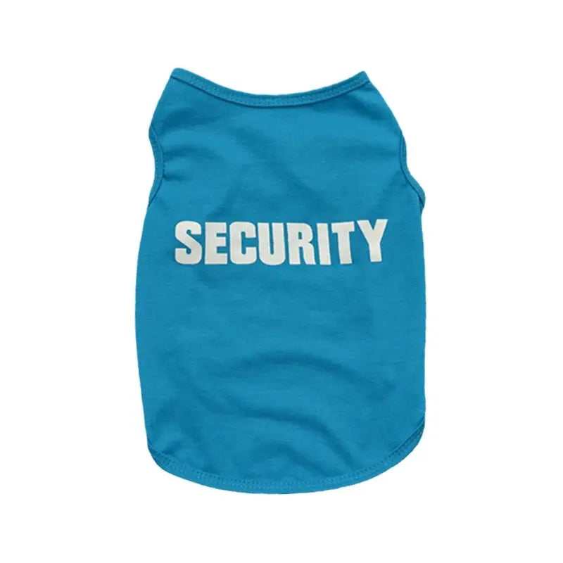 Dog Summer Pet Clothing Security T-shirt Costume - American Bark Bliss