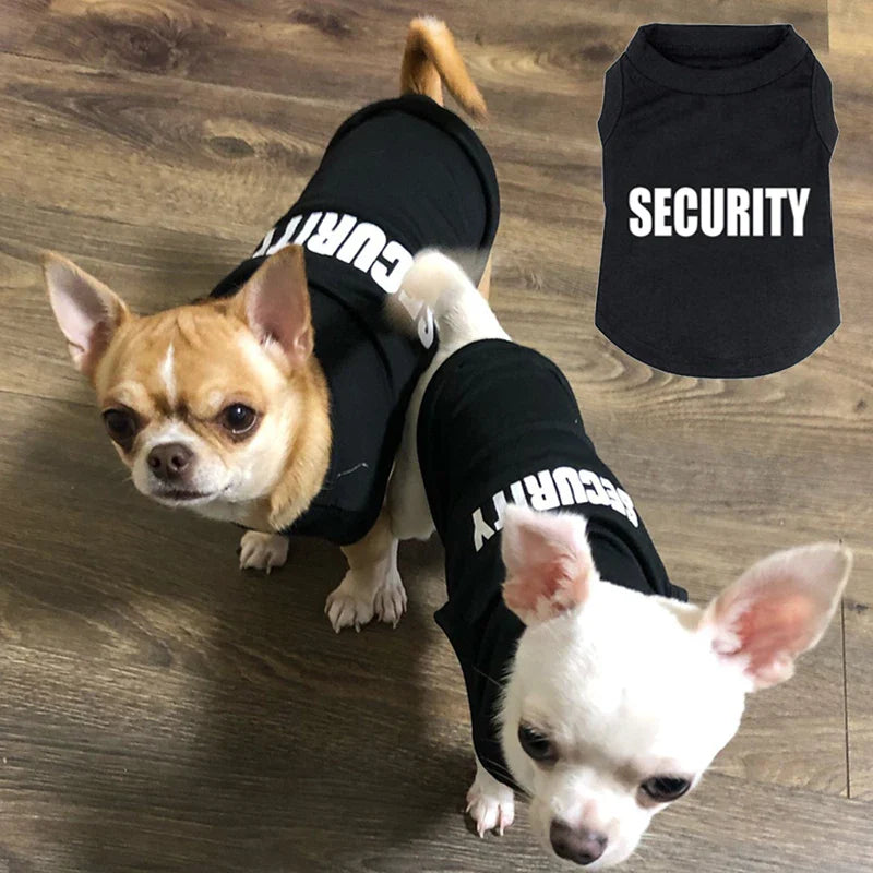 Dog Summer Pet Clothing Security T-shirt Costume - American Bark Bliss