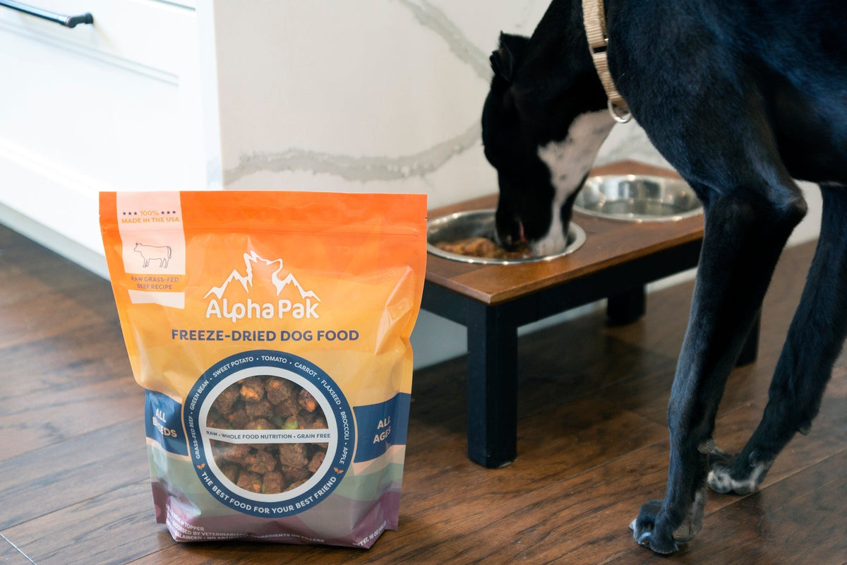 Raw Freeze Dried Dog Food Beef - All-Natural Nutrition - American Bark Bliss