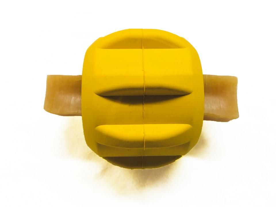 Gear eDispener Durable Rubber Treat Holder and Chew Toy - American Bark Bliss