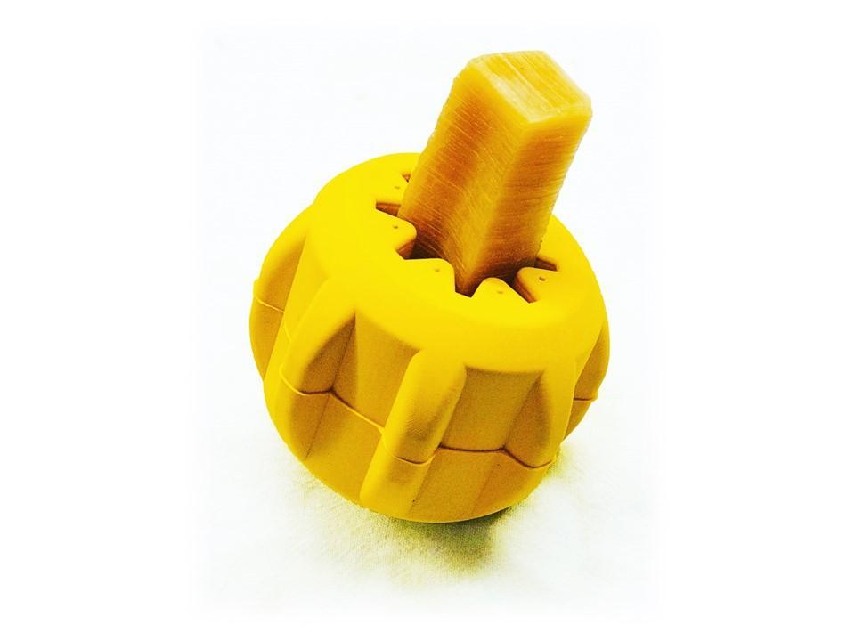 Gear eDispener Durable Rubber Treat Holder and Chew Toy - American Bark Bliss