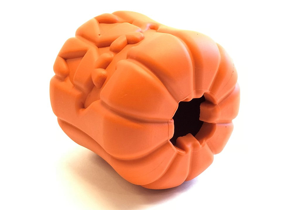 Jack O' Lantern eDispener Durable Rubber Chew Toy & Treat Dispenser - American Bark Bliss