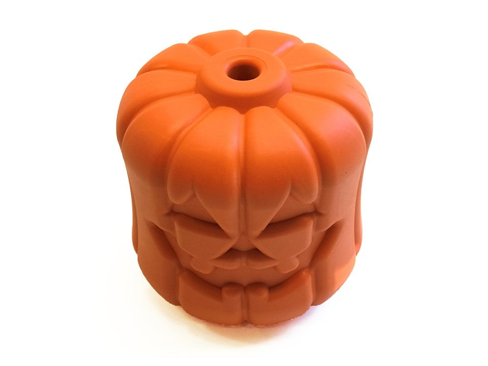 Jack O' Lantern eDispener Durable Rubber Chew Toy & Treat Dispenser - American Bark Bliss