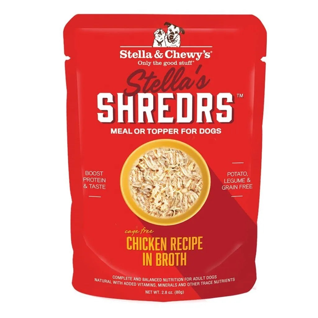 Stella & Chewy’s Shredrs Chicken Dog Food (2.8oz) - American Bark Bliss