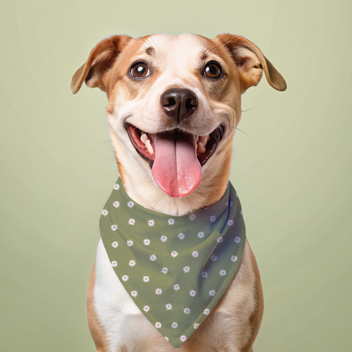 Custom Floral Dog Bandana - American Bark Bliss