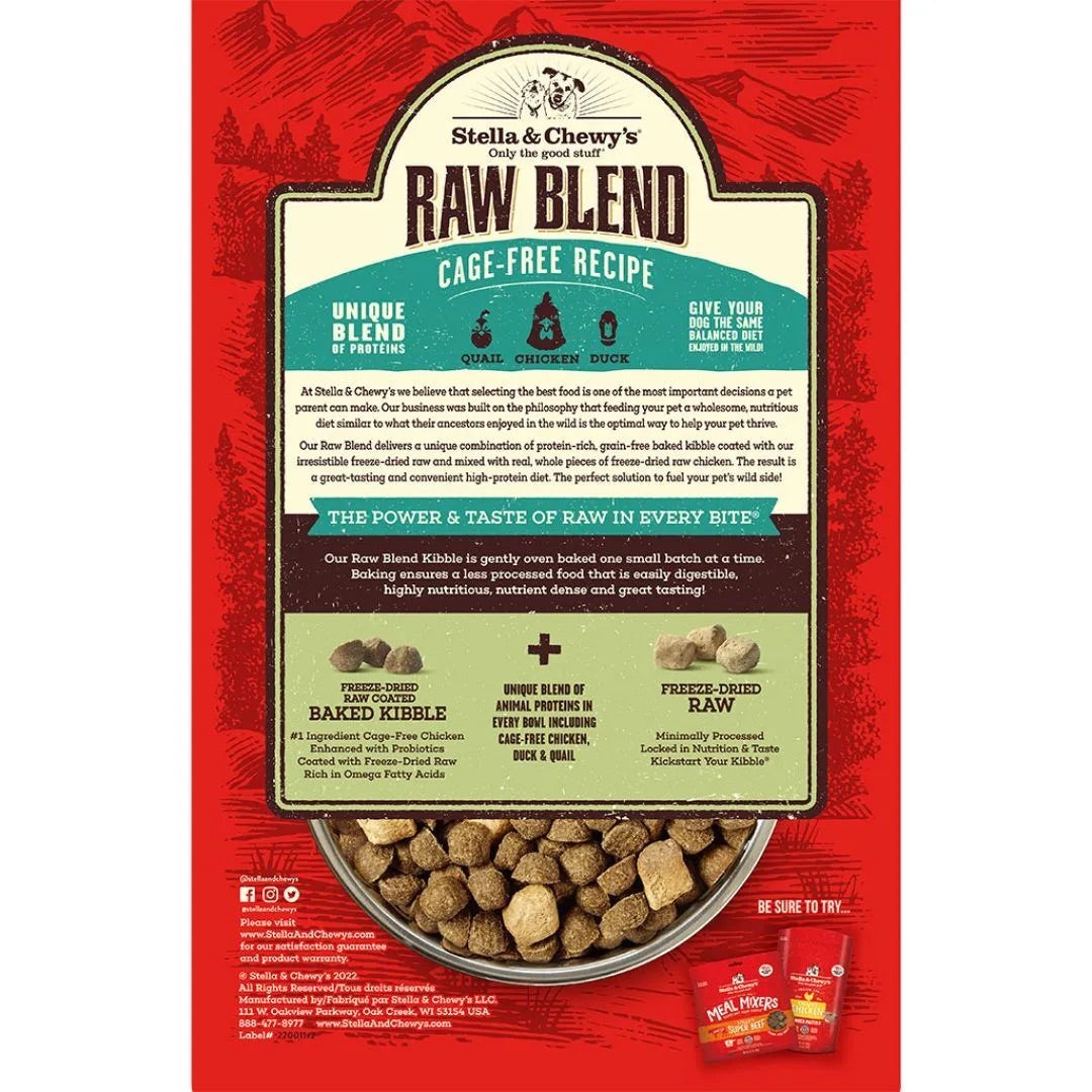 Stella & Chewy’s Raw Blend Cage Free Recipe Dog Food - American Bark Bliss