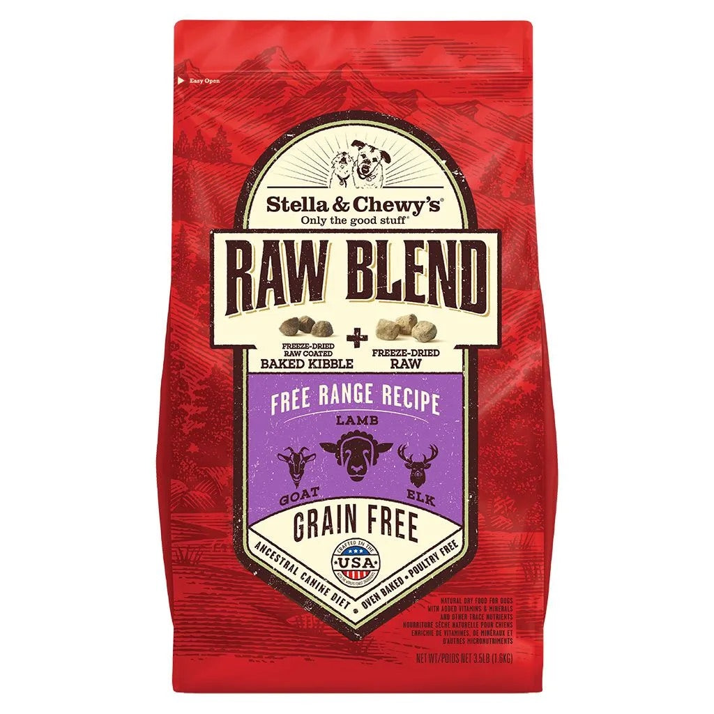 Stella & Chewy’s Raw Blend Free Range Recipe Dog Food - American Bark Bliss