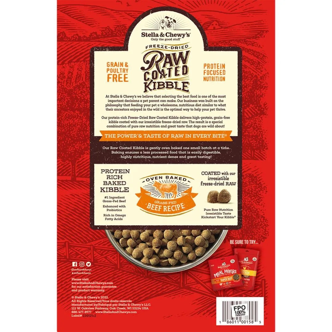 Stella & Chewy’s Raw Coated Beef Dog Food - American Bark Bliss