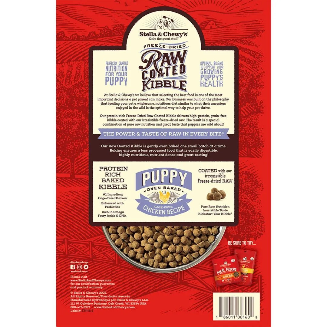 Stella & Chewy’s Raw Coated Chicken Puppy Food (3.5lb) - American Bark Bliss