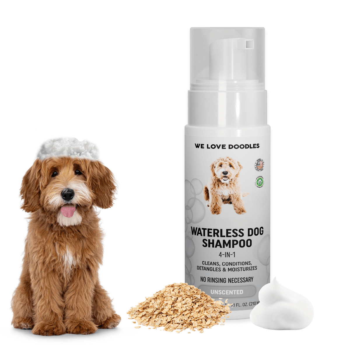 Waterless Dog Shampoo Unscented